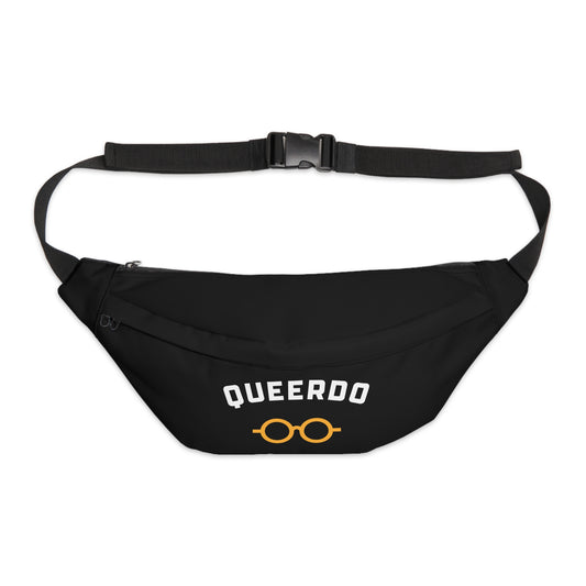 Queerdo Fanny Pack — Large Pride Waist Bag with Glasses Graphic