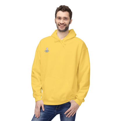 Cute Baby Sloth Hoodie with Colorful Toy Chest Graphic — Cozy Casual Pullover
