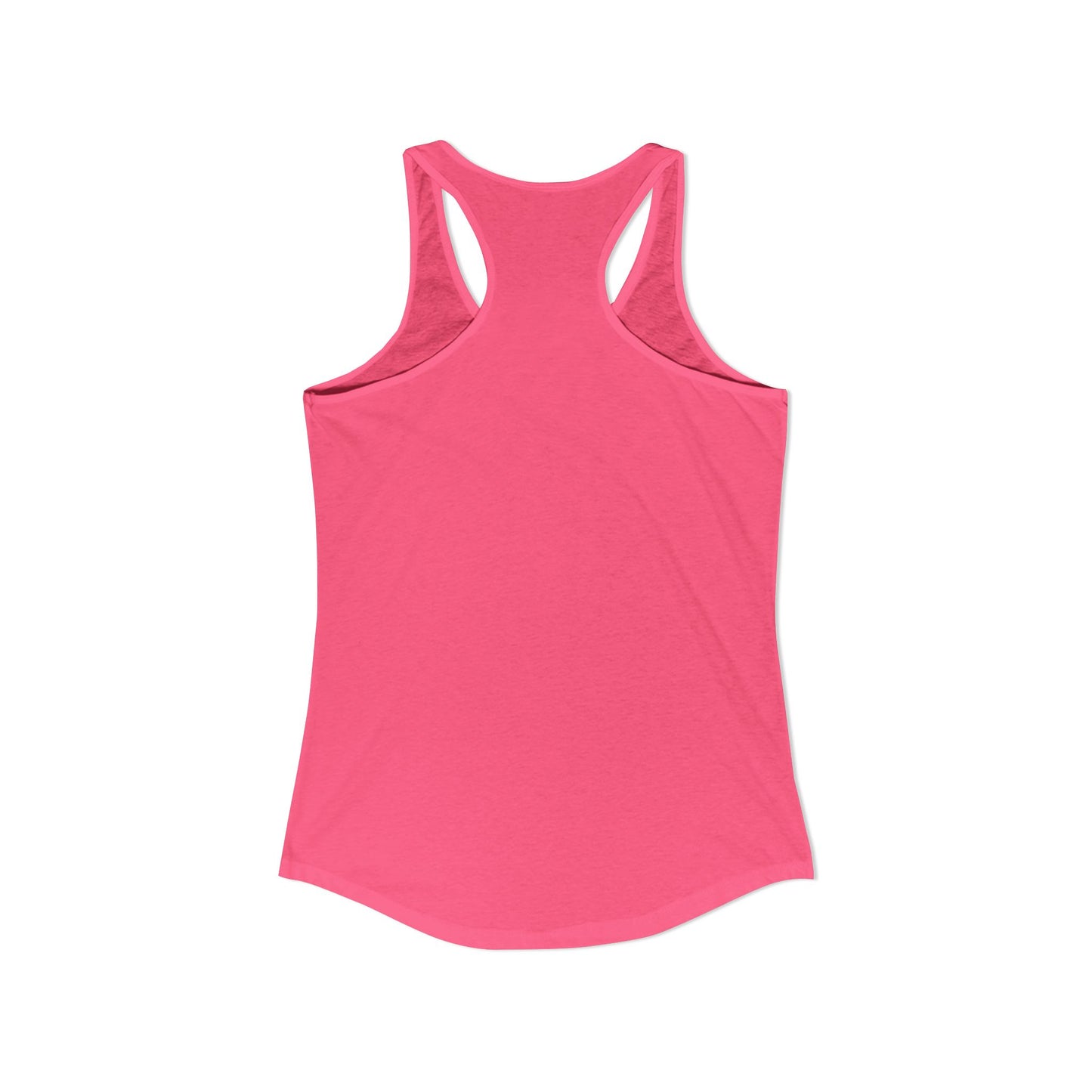 Magically Over It - Unicorn Giving the Finger - Ideal Racerback Tank