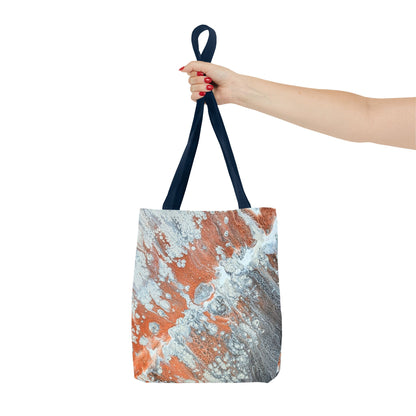 Marbled Copper Wave Tote Bag - Diane© by Brandy Young