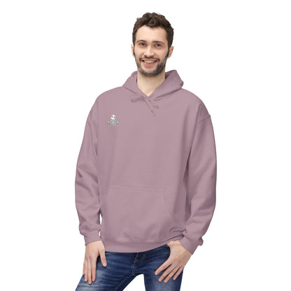 Cute Baby Sloth Hoodie with Colorful Toy Chest Graphic — Cozy Casual Pullover