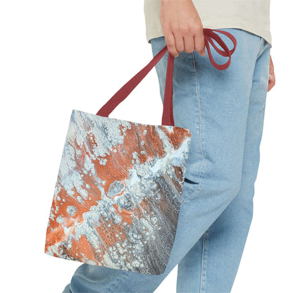 Marbled Copper Wave Tote Bag - Diane© by Brandy Young