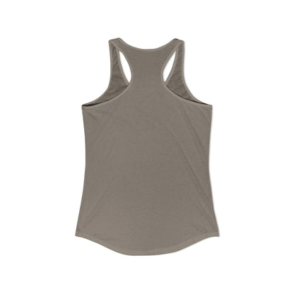 Magically Over It - Unicorn Giving the Finger - Ideal Racerback Tank