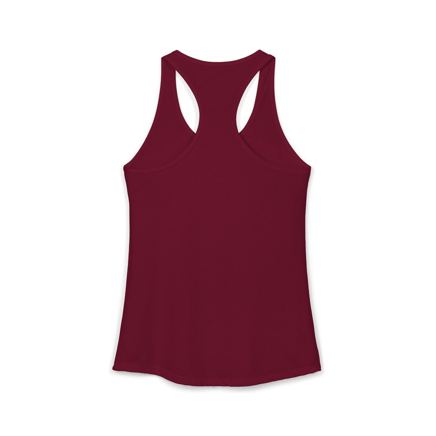 Magically Over It - Unicorn Giving the Finger - Ideal Racerback Tank