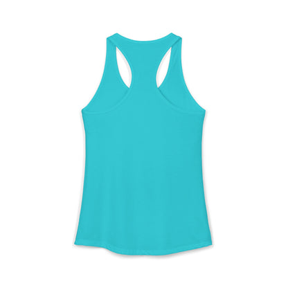 Magically Over It - Unicorn Giving the Finger - Ideal Racerback Tank