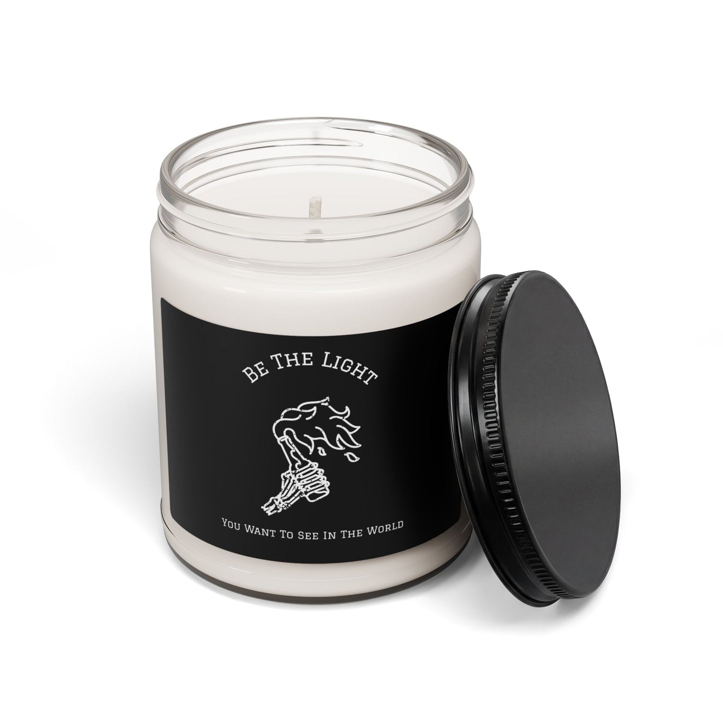 Be The Light You Want To See In The World - Rebel Feral Protest Cocktail - Scented Soy Candle — 9oz Inspirational Jar Candle