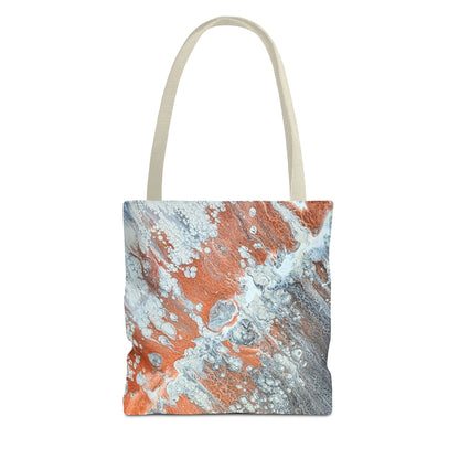 Marbled Copper Wave Tote Bag - Diane© by Brandy Young