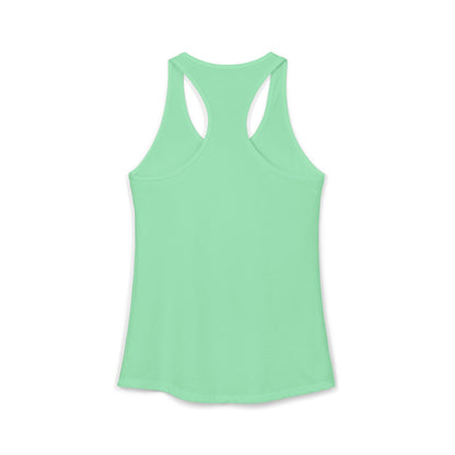 Magically Over It - Unicorn Giving the Finger - Ideal Racerback Tank