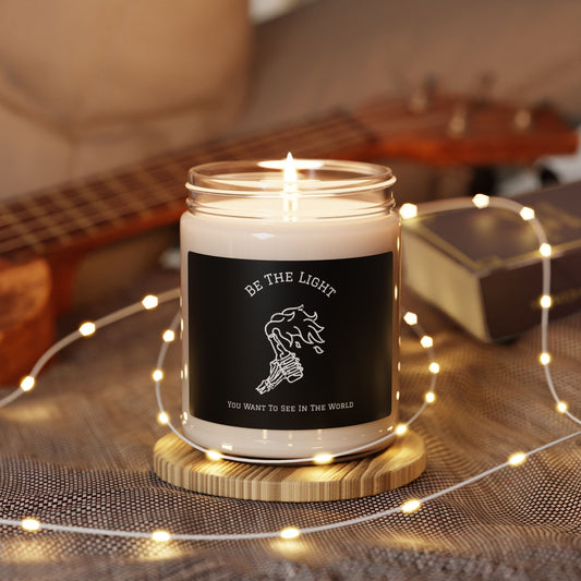 Be The Light You Want To See In The World - Rebel Feral Protest Cocktail - Scented Soy Candle — 9oz Inspirational Jar Candle