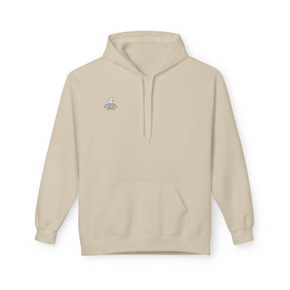 Cute Baby Sloth Hoodie with Colorful Toy Chest Graphic — Cozy Casual Pullover