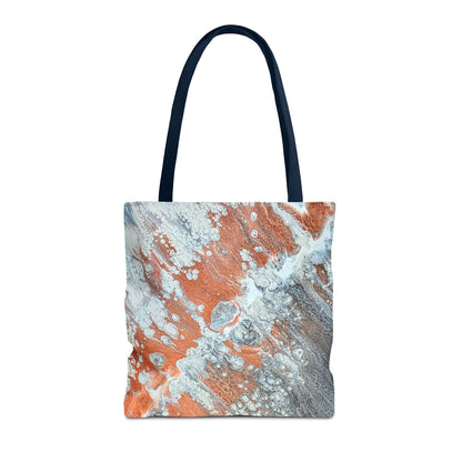 Marbled Copper Wave Tote Bag - Diane© by Brandy Young