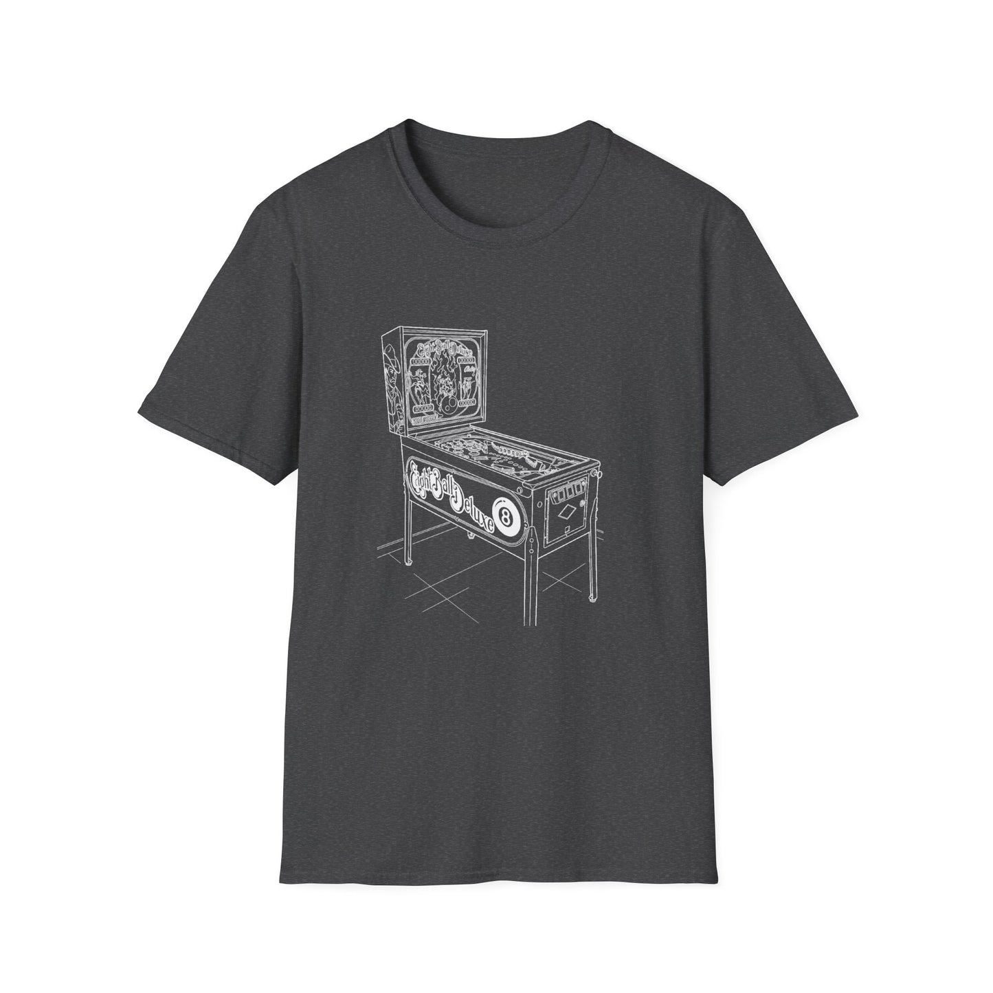 Pinball Machine T‑Shirt — Retro Arcade Game Tee