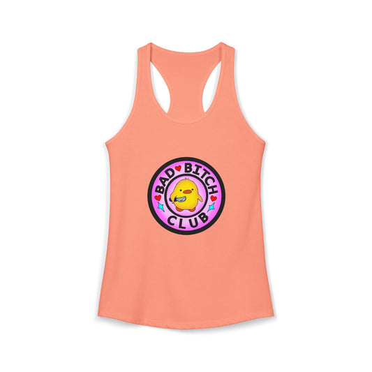 Bad Bitches Club - Duckling Getting Stabby - Women's Ideal Racerback Tank