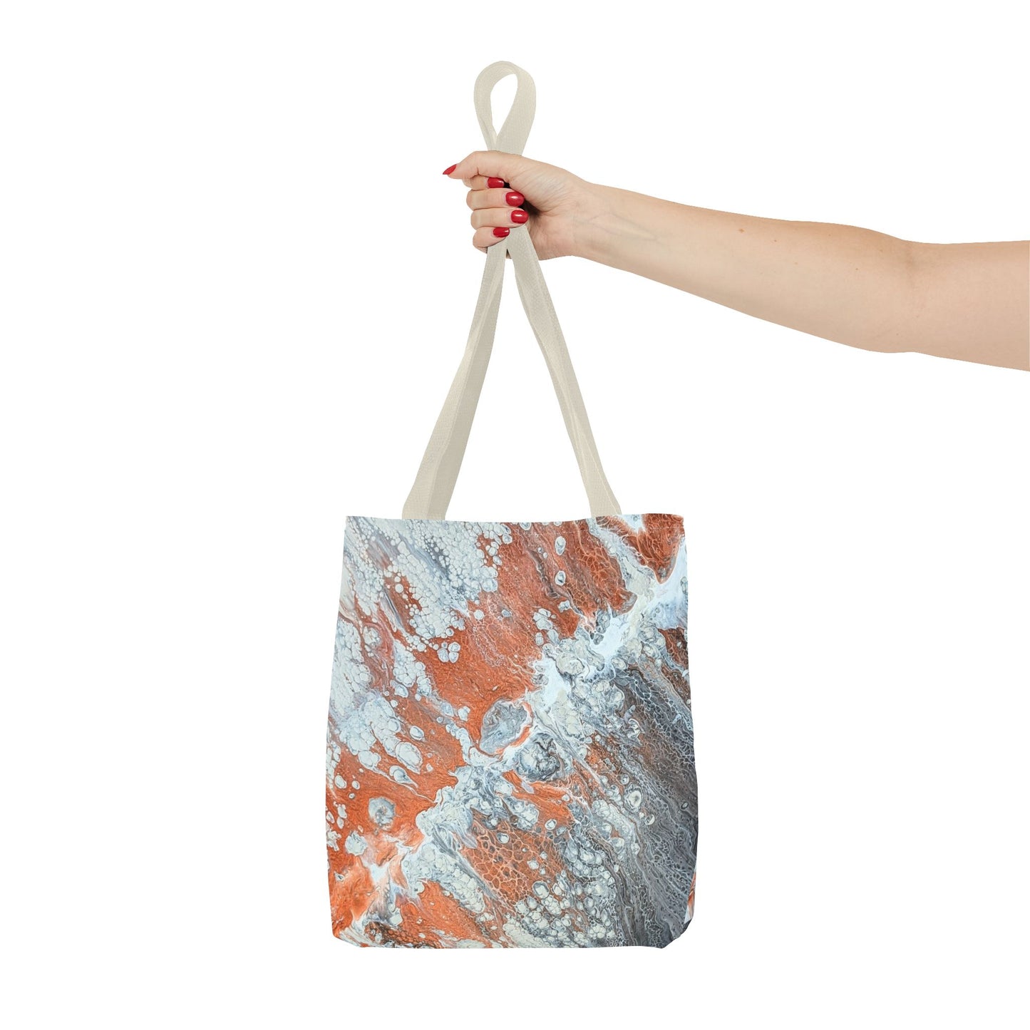 Marbled Copper Wave Tote Bag - Diane© by Brandy Young