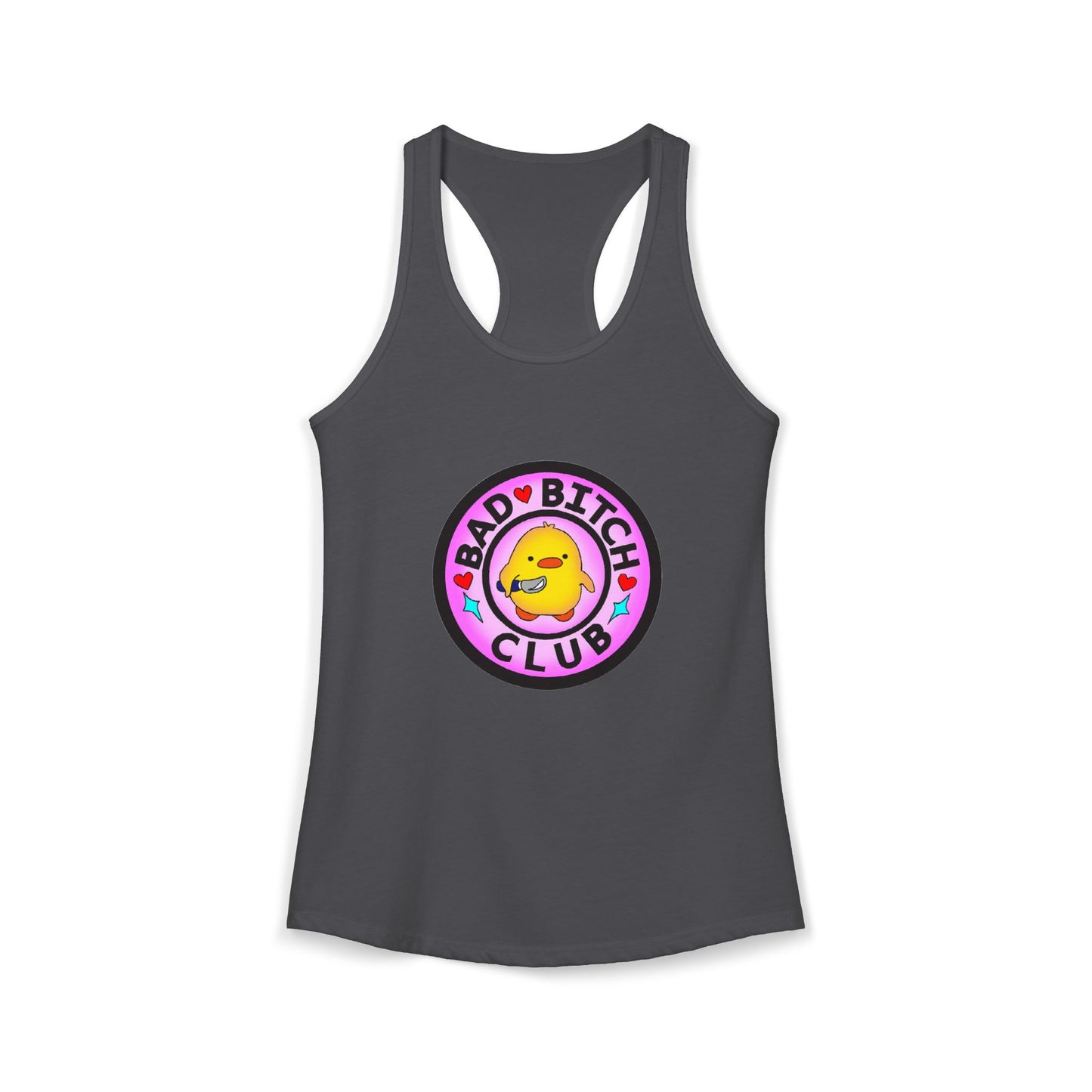 Bad Bitches Club - Duckling Getting Stabby - Women's Ideal Racerback Tank