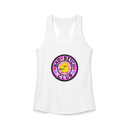 Bad Bitches Club - Duckling Getting Stabby - Women's Ideal Racerback Tank