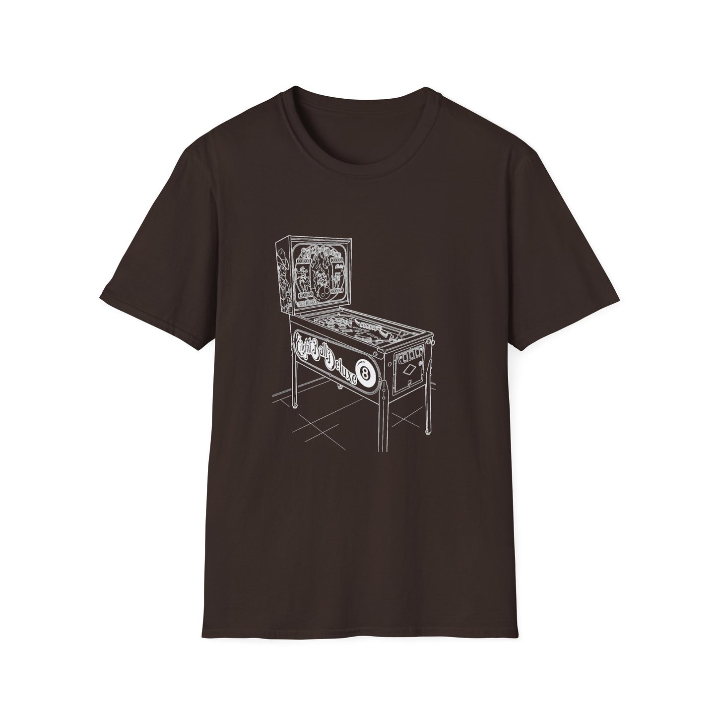 Pinball Machine T‑Shirt — Retro Arcade Game Tee
