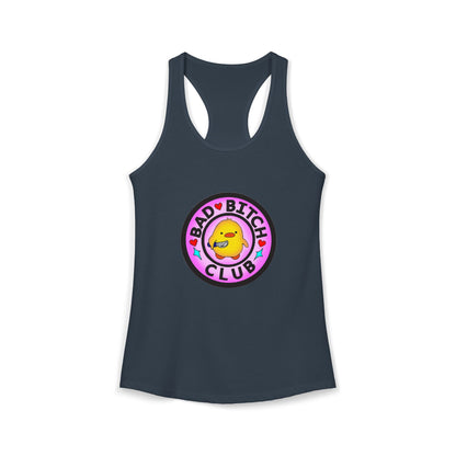 Bad Bitches Club - Duckling Getting Stabby - Women's Ideal Racerback Tank