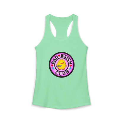 Bad Bitches Club - Duckling Getting Stabby - Women's Ideal Racerback Tank