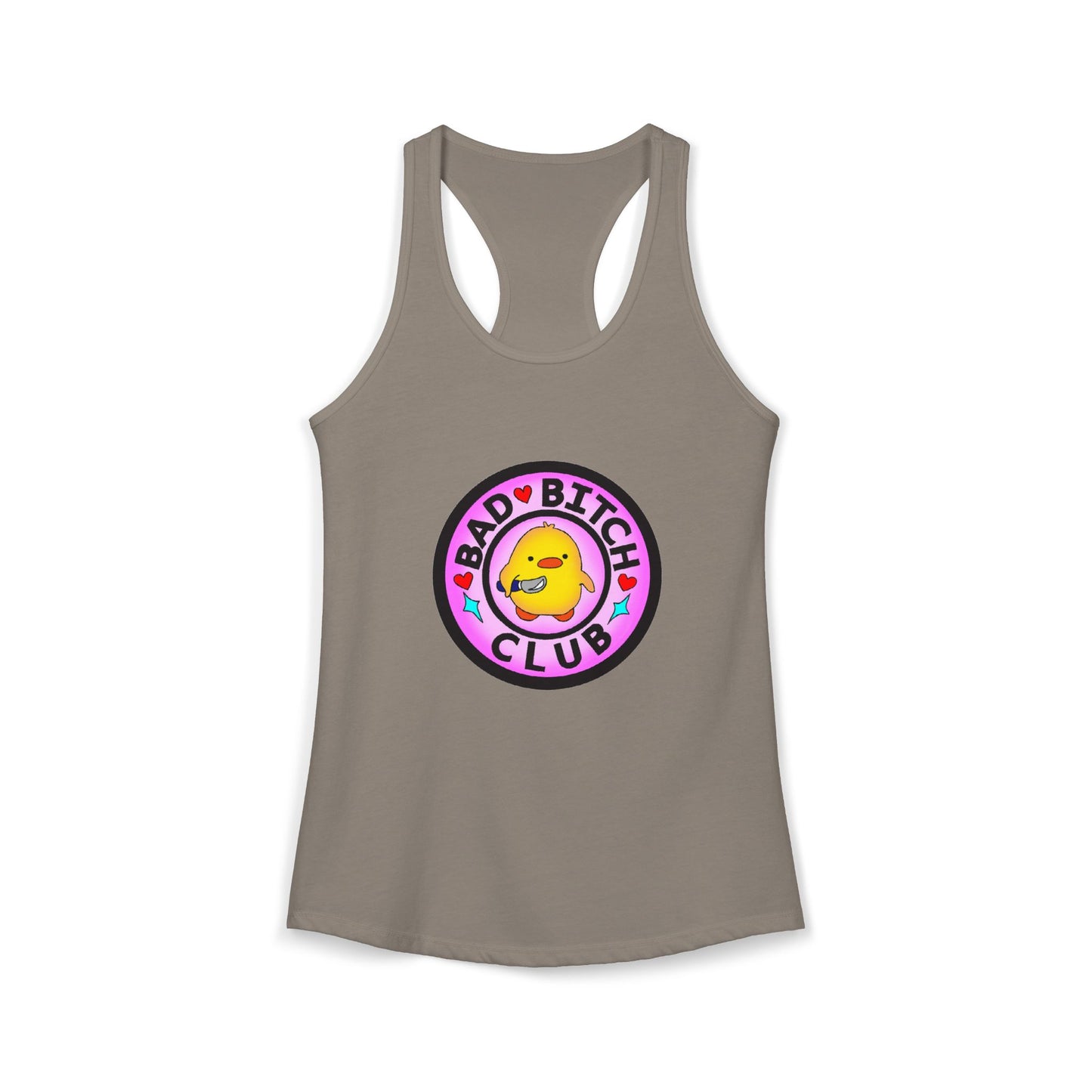 Bad Bitches Club - Duckling Getting Stabby - Women's Ideal Racerback Tank
