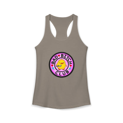 Bad Bitches Club - Duckling Getting Stabby - Women's Ideal Racerback Tank