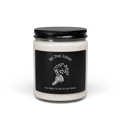 Be The Light You Want To See In The World - Rebel Feral Protest Cocktail - Scented Soy Candle — 9oz Inspirational Jar Candle
