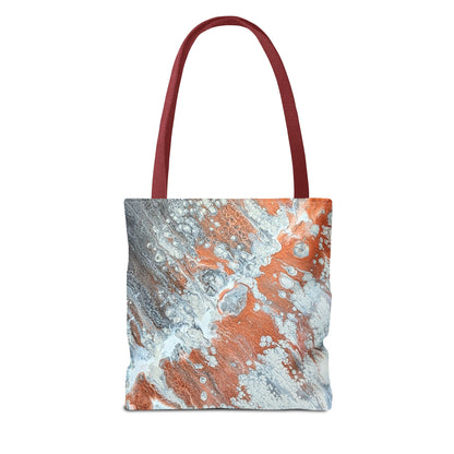 Marbled Copper Wave Tote Bag - Diane© by Brandy Young