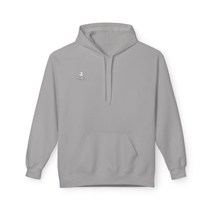 Cute Baby Sloth Hoodie with Colorful Toy Chest Graphic — Cozy Casual Pullover