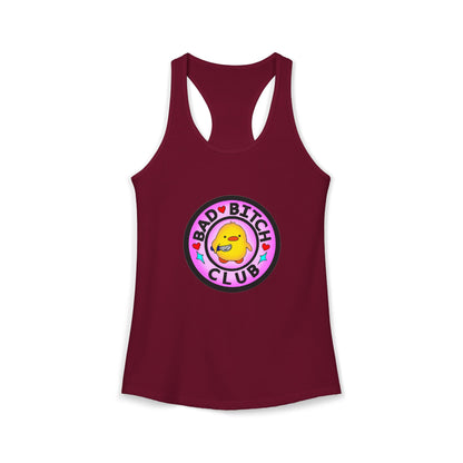 Bad Bitches Club - Duckling Getting Stabby - Women's Ideal Racerback Tank
