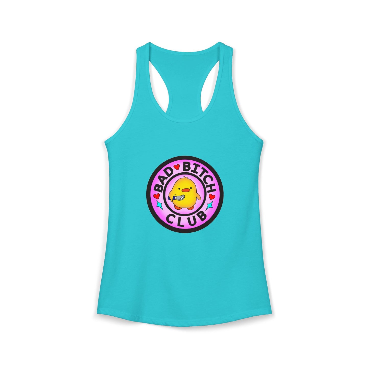 Bad Bitches Club - Duckling Getting Stabby - Women's Ideal Racerback Tank