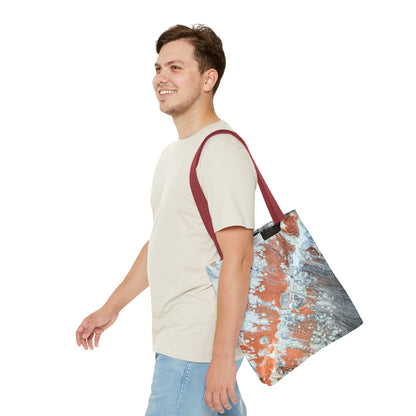 Marbled Copper Wave Tote Bag - Diane© by Brandy Young