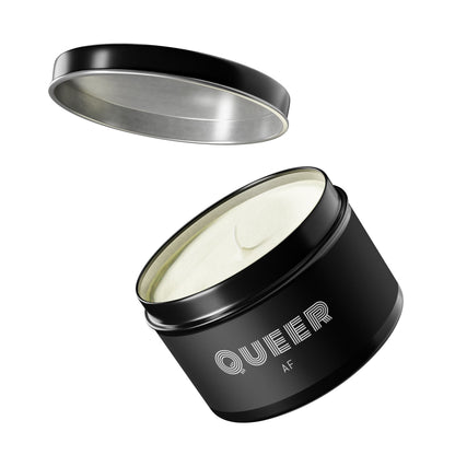 Queer AF Tin Candle — Scented Pride Candle in Travel Tin