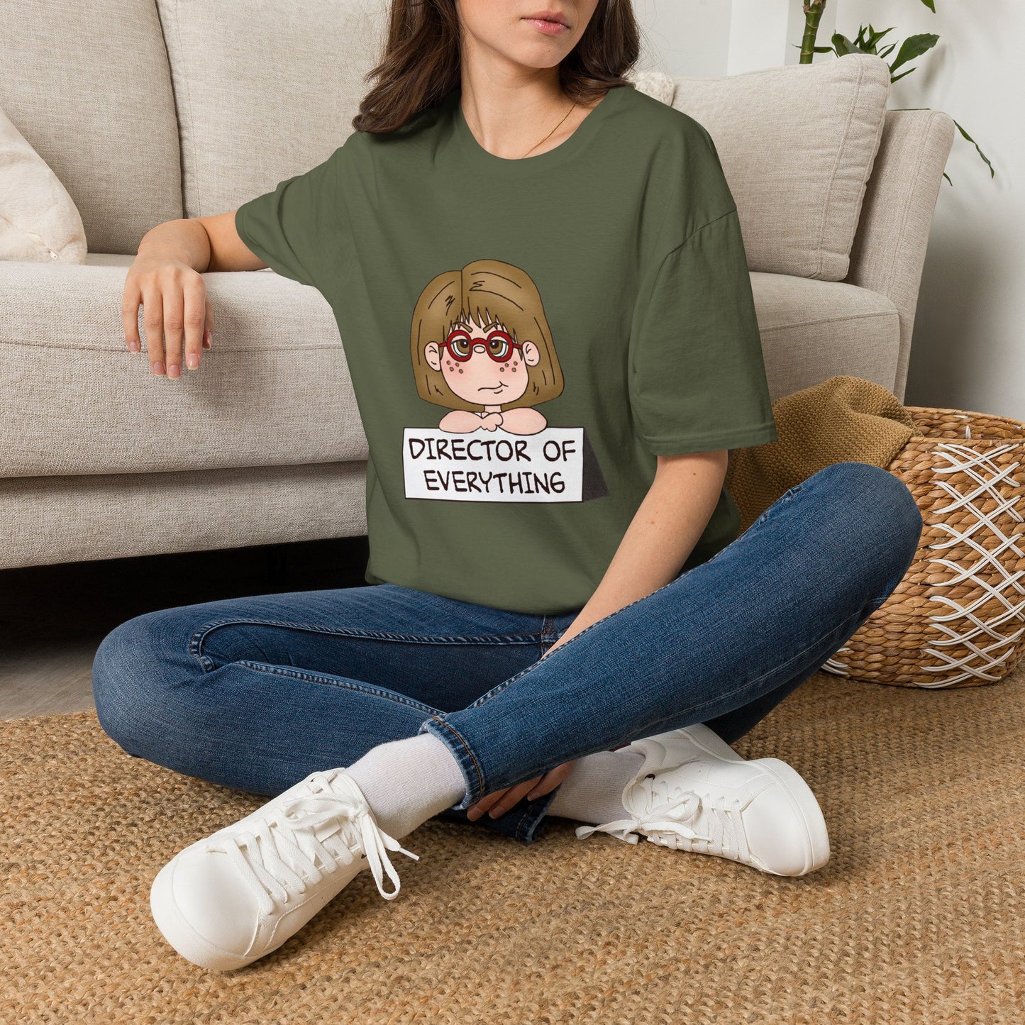 Director of Everything T-Shirt — Funny Mom/Office Manager Graphic Tee