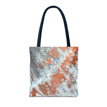 Marbled Copper Wave Tote Bag - Diane© by Brandy Young