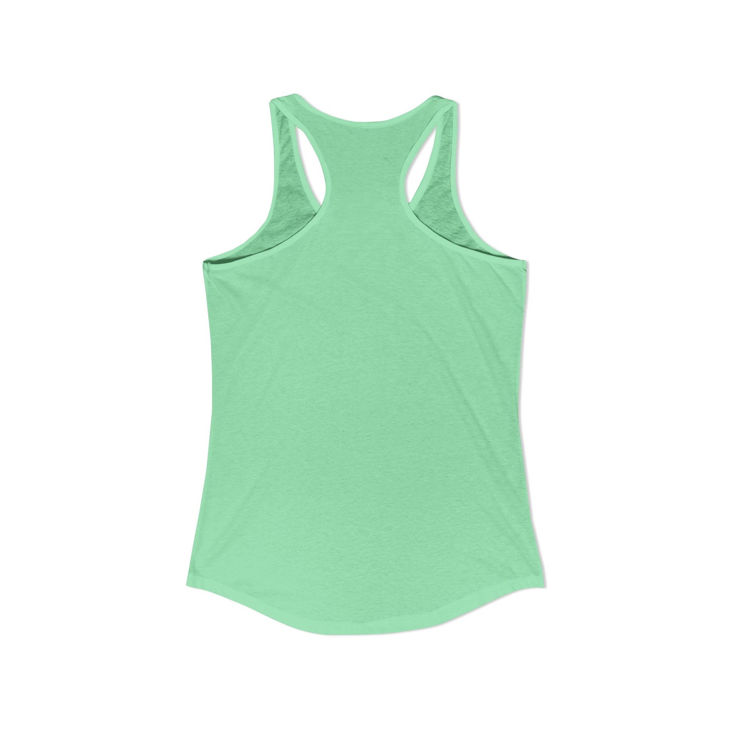 Magically Over It - Unicorn Giving the Finger - Ideal Racerback Tank