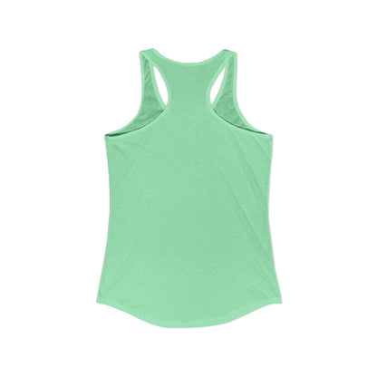 Magically Over It - Unicorn Giving the Finger - Ideal Racerback Tank