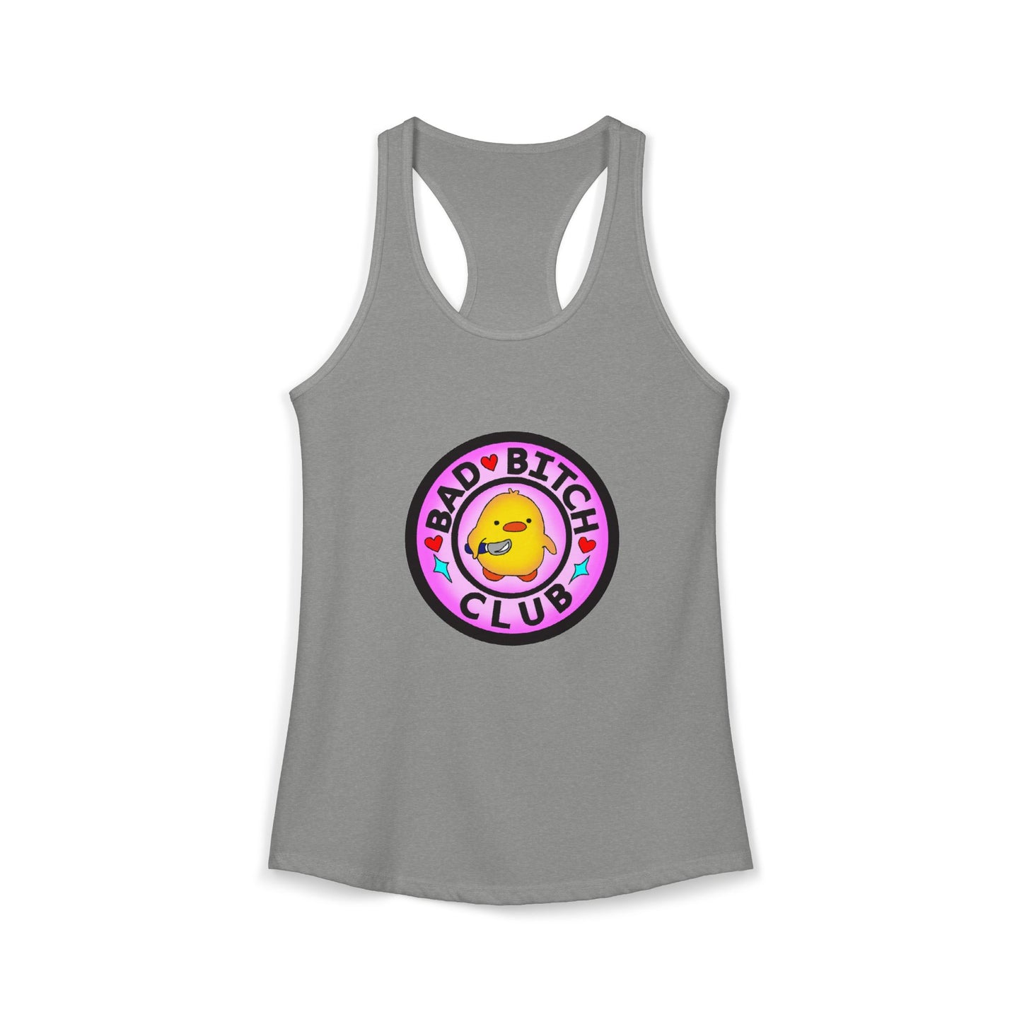 Bad Bitches Club - Duckling Getting Stabby - Women's Ideal Racerback Tank