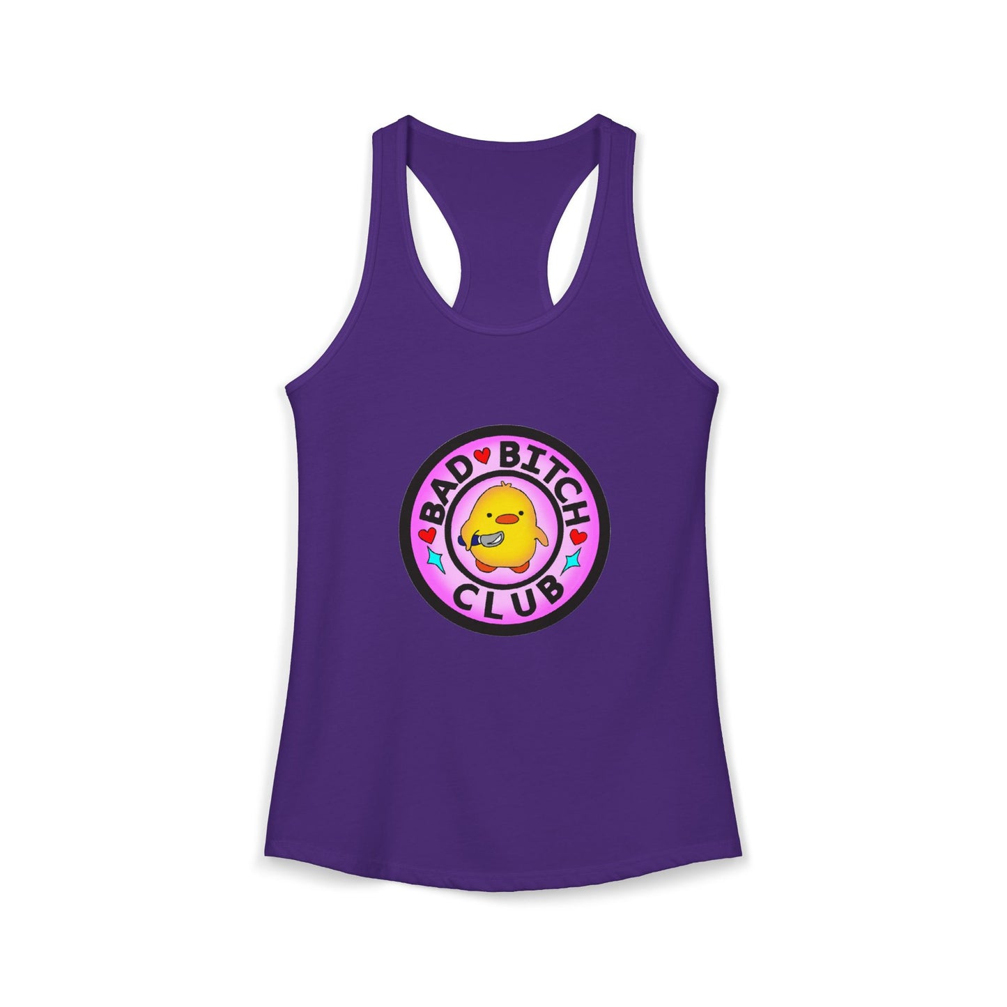 Bad Bitches Club - Duckling Getting Stabby - Women's Ideal Racerback Tank