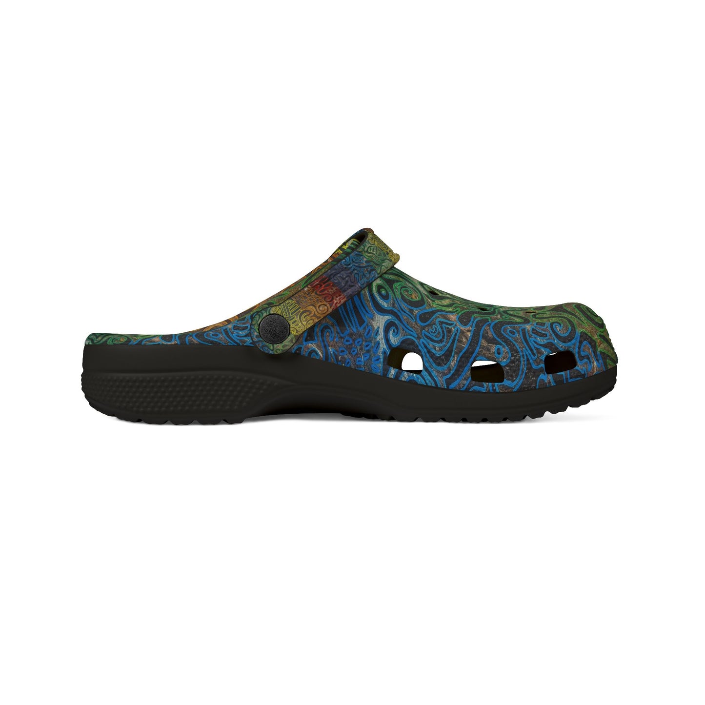 Rainbow Tribal Pattern Clogs
