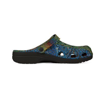 Rainbow Tribal Pattern Clogs