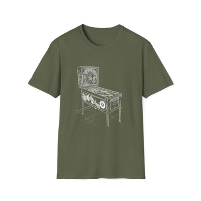 Pinball Machine T‑Shirt — Retro Arcade Game Tee
