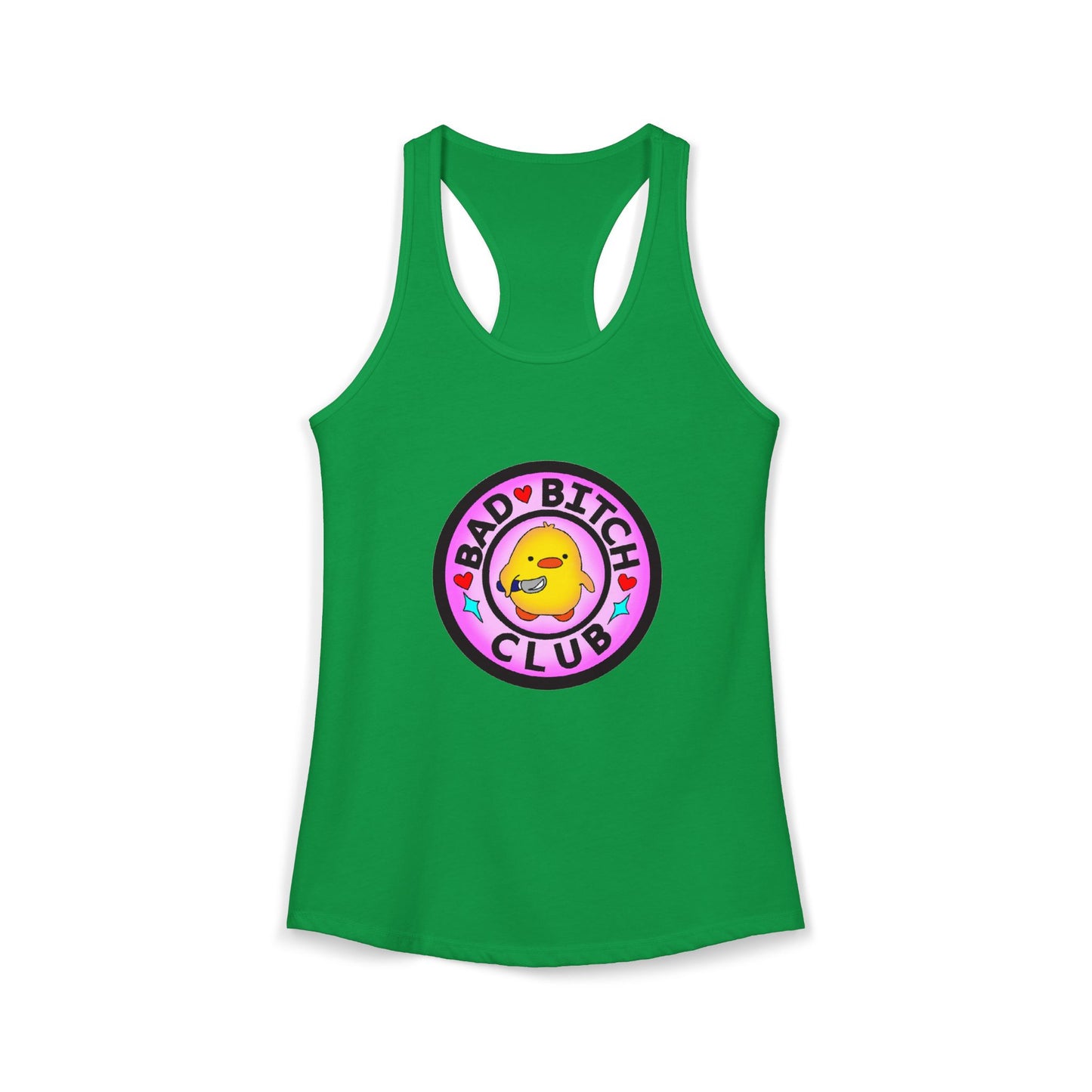 Bad Bitches Club - Duckling Getting Stabby - Women's Ideal Racerback Tank