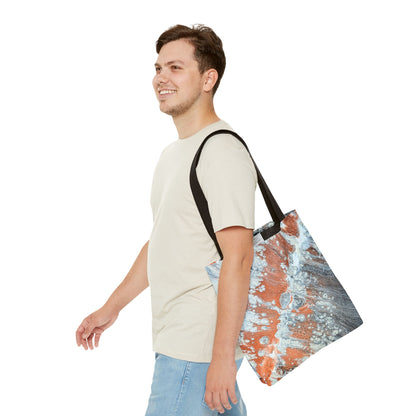 Marbled Copper Wave Tote Bag - Diane© by Brandy Young
