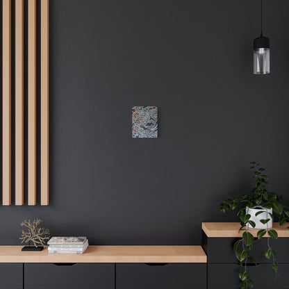 Delores© by Brandy Young - Abstract Black Pour Canvas Art — Stretched Matte Wall Decor